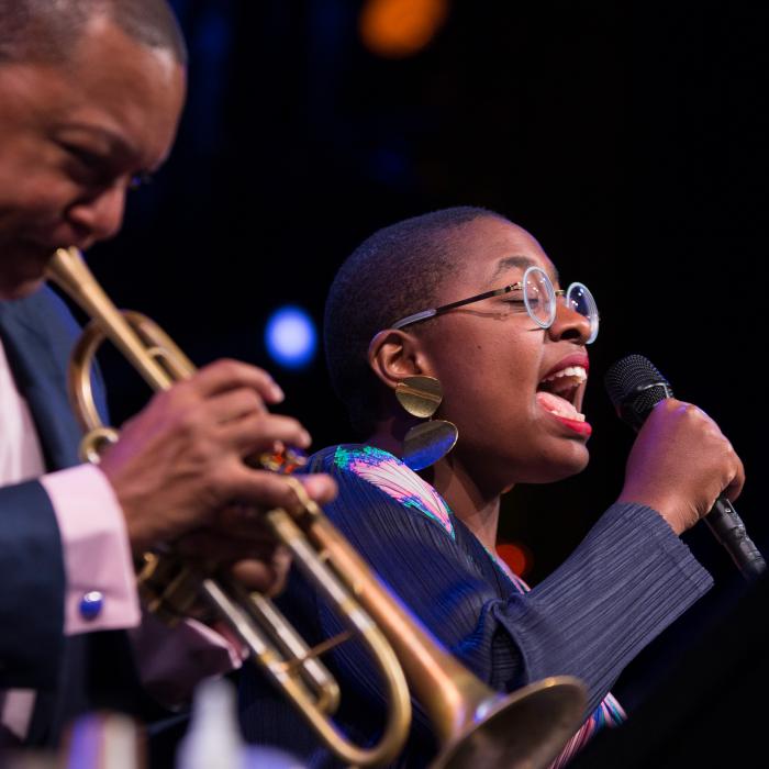 Wynton Marsalis & Cecile McLorin Salvant © Laurent Sabathé