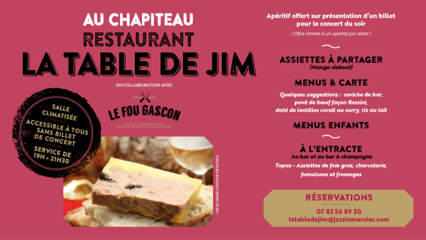 La table de JIM