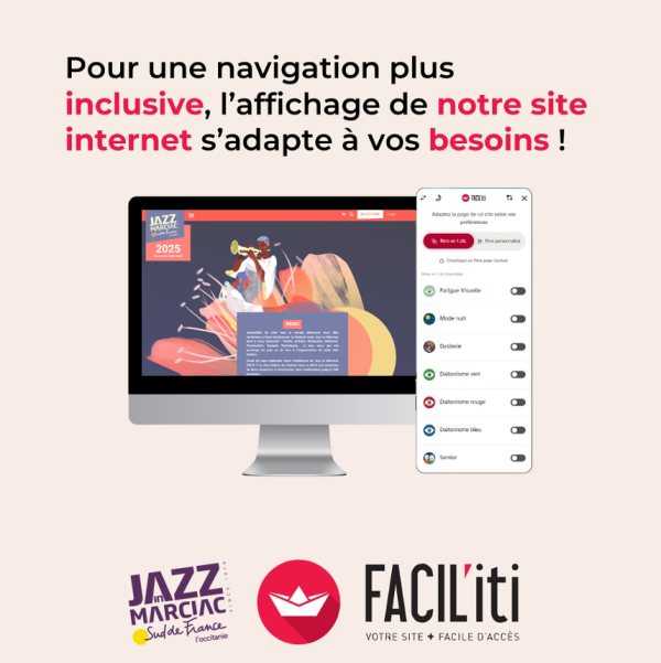 Jazz in Marciac s'engage pour l'accessibilité numérique